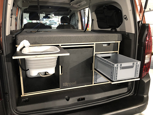 Klippod, muebles Camper autoinstalables sin herramientas - Bimbos Van